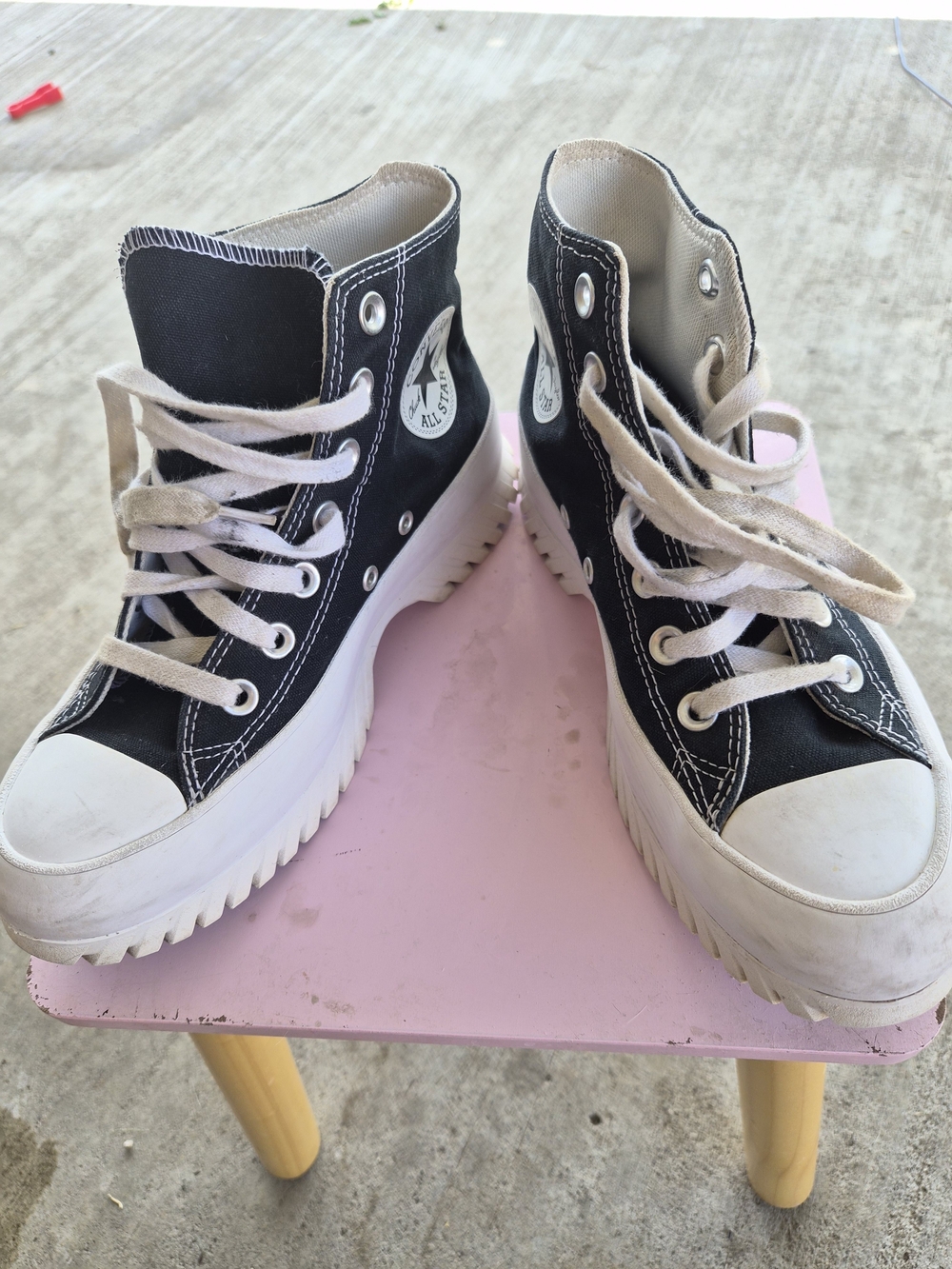 🖤 Converse Chuck Taylor All Star Lugged 2.0 High — Black/White